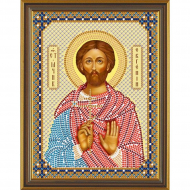 Набор для вышивания бисером НОВА СЛОБОДА арт.С6118 Св.Мч.Евгений 13х17 см