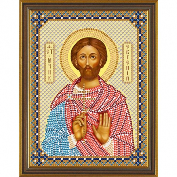 Набор для вышивания бисером НОВА СЛОБОДА арт.С6118 Св.Мч.Евгений 13х17 см Набор для вышивания бисером НОВА СЛОБОДА арт.С6118 Св.Мч.Евгений 13х17 см