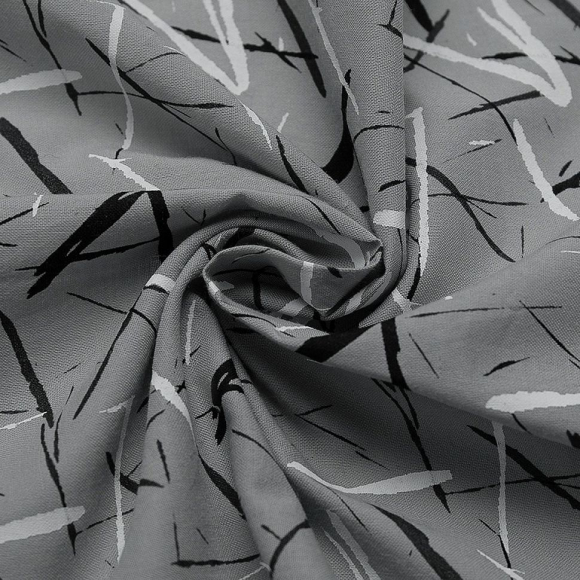 Ткань Батист 90 г/м? 100% хлопок шир.145 см арт.Р.32991.02 цв.02 серый рул.25м