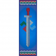 Набор для вышивания ВЫШИВАЛЬНАЯ МОЗАИКА арт. 0152СО Славянский оберег Символ Расы 5,5х19 см