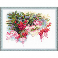 Набор для вышивания РИОЛИС арт.1398 Фуксия 40х30 см