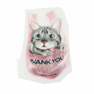 Термотрансфер арт.TBY.1224 Котенок в сумке 12х7,5см, уп.10шт