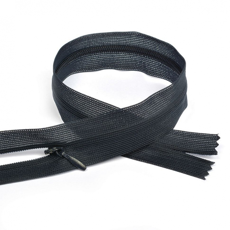 Молния MaxZipper пласт. потайная №3 20см н/р цв.S071 т.синий уп.50шт