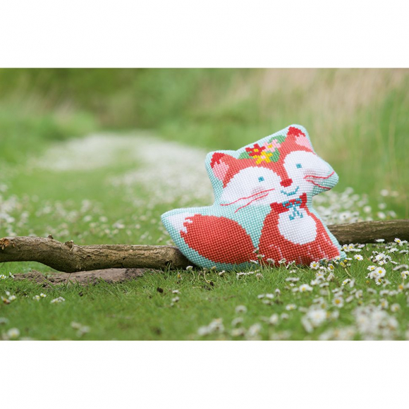 96568_Набор для вышивания подушки "Маленький Лис" 96568_Набор для вышивания подушки "Маленький Лис"