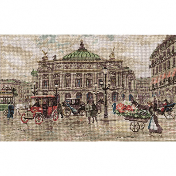 Набор для вышивания PANNA Золотая серия арт. GM-1481 Париж. Гранд Опера 25х40 см