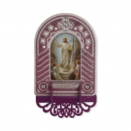 Набор для вышивания бисером НОВА СЛОБОДА арт.ВК1012 Воскресение Господа Иисуса Христа 10х13 см