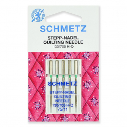 Иглы для бытовых швейных машин Schmetz для квилтинга 130/705H-Q №75, уп.5 игл