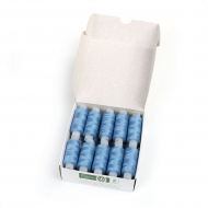 Нитки армированные 45ЛЛ 200 м цв.2208 голубой Нитки армированные 45ЛЛ 200 м цв.2208 голубой