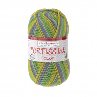 Пряжа Fortissima Socka 4-fach color, 75% шерсть, 25% полиамид, 420 м, 100 г