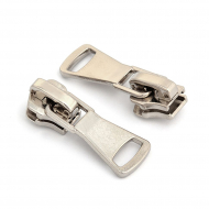 Замок MaxZipper автомат М#5 шлиф.звено цв.никель уп.100шт