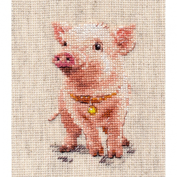 Набор для вышивания АЛИСА арт.0-185 Хрюша 6х10 см