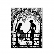 Набор для вышивания мулине НИТЕКС арт.0216 Встреча 28х36 см