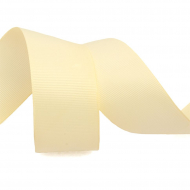 Лента Ideal репсовая в рубчик шир.38мм цв. 815 кремовый уп.27,42м