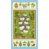 Ткань для пэчворка PEPPY 4705 Panel 135 г/м? 100% хлопок цв.46 уп.60х110 см