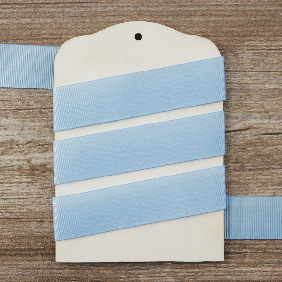 181860_Лента репсовая SAFISA, 25 мм, 25 м, цвет 04 голубой светлый 181860_Лента репсовая SAFISA, 25 мм, 25 м, цвет 04 голубой светлый