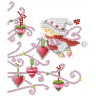 Рисунок на ткани (Бисер) КОНЁК арт. 8105 С любовью 12х10 см