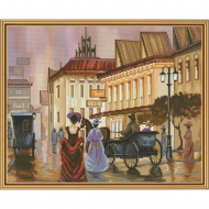 Набор для вышивания мулине НОВА СЛОБОДА арт.СР3211 Вечерний променад 32х26 см