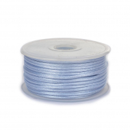 Шнур TBY атласный круглый 2мм цв.4308 голубой уп.50м