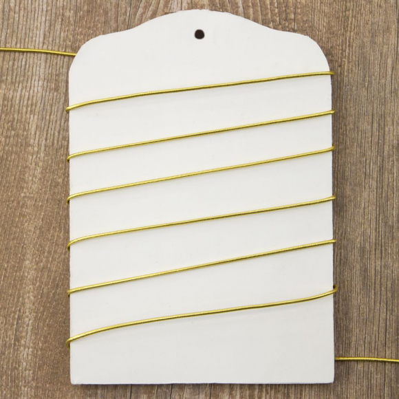 Резинка шляпная PEGA, золото, 1 мм