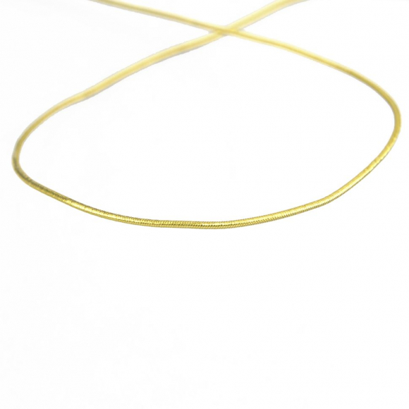 Резинка шляпная PEGA, золото, 1 мм