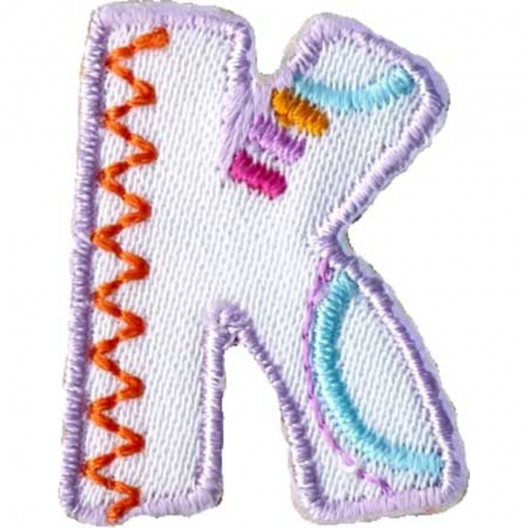 60743_Термоаппликации HKM "Буква "К" цветная