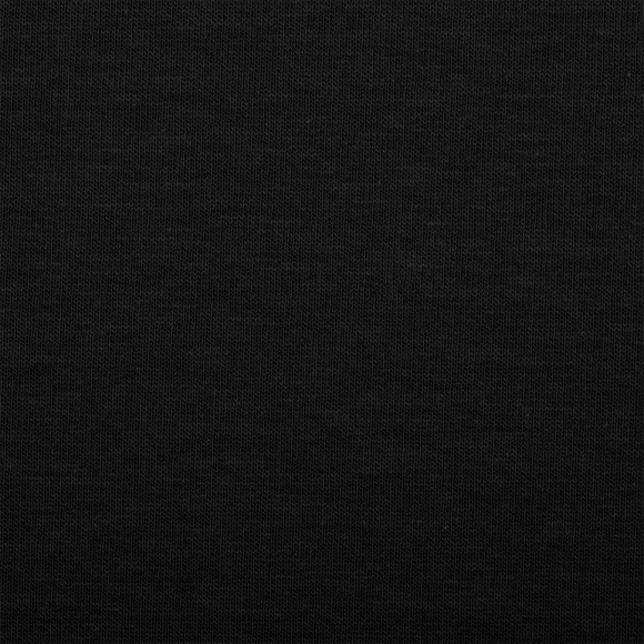 Ткань трикотаж Футер 2х нитка петля с лайкрой 230г пенье 180см черный уп.6м