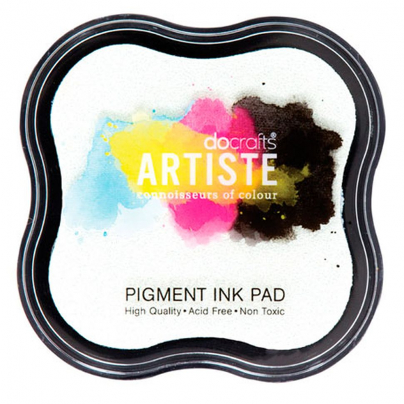 Подушка штемпельная пигментная, белый Подушка штемпельная пигментная, белый