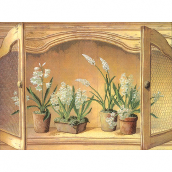 Набор для вышивания CANDAMAR DESIGNS арт.51432 Французский буфет - гиацинты 40,5х30,5 см Набор для вышивания CANDAMAR DESIGNS арт.51432 Французский буфет - гиацинты 40,5х30,5 см