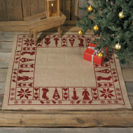 108849_Набор для вышивания коврика под ёлку "Дух Рождества"