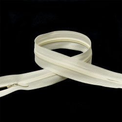 Молния MaxZipper пласт. потайная №3 60см н/р цв.F103 молочный уп.50шт