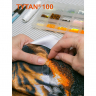 Нить для бисера IDEAL, Tytan 100 100м белая уп.10шт