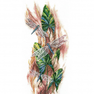 Набор для вышивания СДЕЛАЙ СВОИМИ РУКАМИ арт.Т-17 Танцующие стрекозы 18,5х41 см