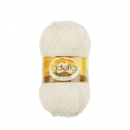 Пряжа ADELIA JAKE CLASSIC (75% шерсть, 25% нейлон) 5х100г/410м цв.03 молочный
