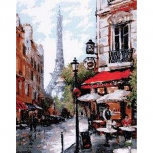 Набор для вышивания ПАЛИТРА арт.08.009 Парижское кафе 26х33 см Набор для вышивания ПАЛИТРА арт.08.009 Парижское кафе 26х33 см
