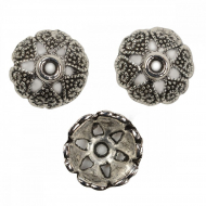 Шапочки для бусин MAGIC 4 HOBBY арт.MH.111940-2 цв. серебро 8мм уп.50 шт Шапочки для бусин MAGIC 4 HOBBY арт.MH.111940-2 цв. серебро 8мм уп.50 шт