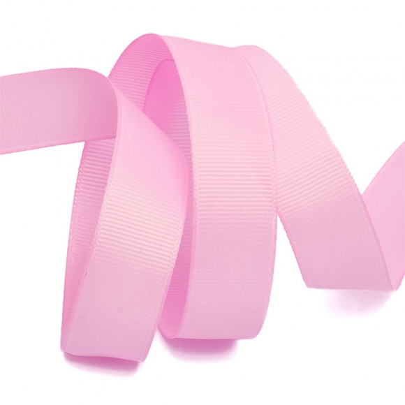 Лента Ideal репсовая в рубчик шир.25мм цв. 148 холод.розовый уп.27,42м