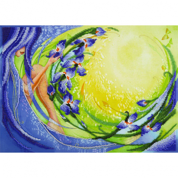 Набор для вышивания PANNA арт. BN-5024 Ирисовый рассвет 36х26 см Набор для вышивания PANNA арт. BN-5024 Ирисовый рассвет 36х26 см