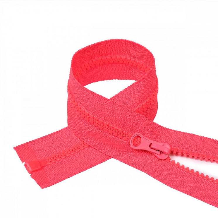 Молния MaxZipper трактор №5 1 замок усил.зв., 60см, цв.F338 яр.розовый уп.50шт