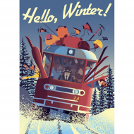 Пазл ФРЕЯ арт.PZL-1000/26 Привет, Зима! 68х48 см