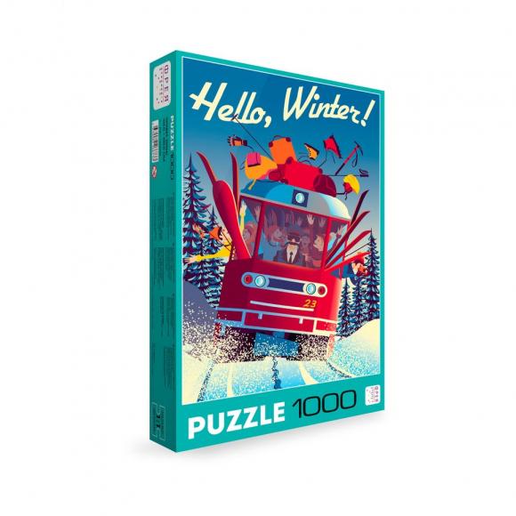 Пазл ФРЕЯ арт.PZL-1000/26 Привет, Зима! 68х48 см