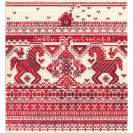 Набор для вышивания PANNA арт. SO-1286 Любви и Счастья 22х23 см