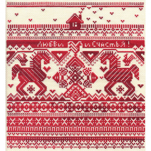 Набор для вышивания PANNA арт. SO-1286 Любви и Счастья 22х23 см