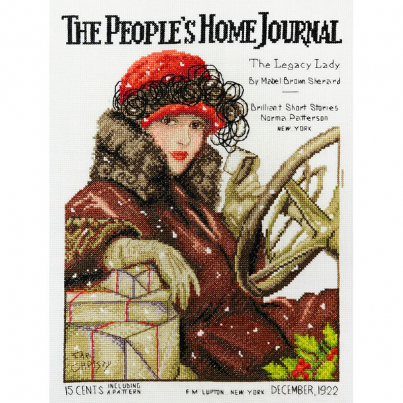 Набор для вышивания МАРЬЯ ИСКУСНИЦА арт.09.009.03 Автоледи 22х32 см