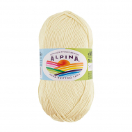 Пряжа ALPINA MELISSA (95% вискоза, 5% кашемир) 10х50г/125м цв.04 бл.желтый
