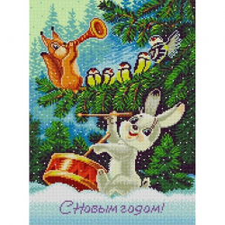 Рисунок на ткани (Бисер) КОНЁК арт. 1456 Открытка 4 29х39 см