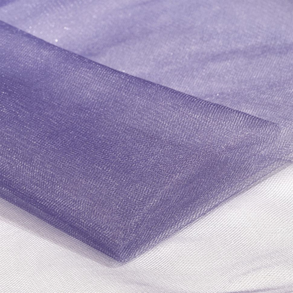 Фатин Кристалл средней жесткости блестящий арт.K.TRM шир.300см, 100% полиэстер цв. 133 К уп.50м - пудрово-сиреневый Фатин Кристалл средней жесткости блестящий арт.K.TRM шир.300см, 100% полиэстер цв. 133 К уп.50м - пудрово-сиреневый
