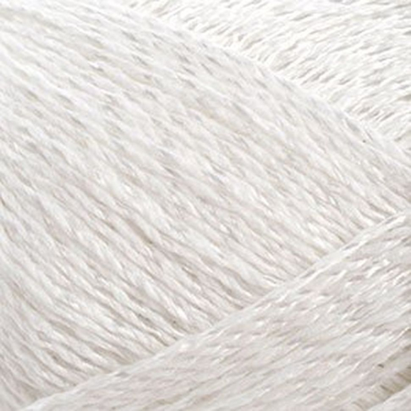Нитки для вязания Азалия (30% хлопок, 70% вискоза) 2х50г/150м цв.0101/001 белый С-Пб