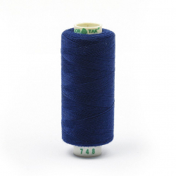 Нитки Dor Tak бытовые 40/2 полиэстер 366м цв.748 синий