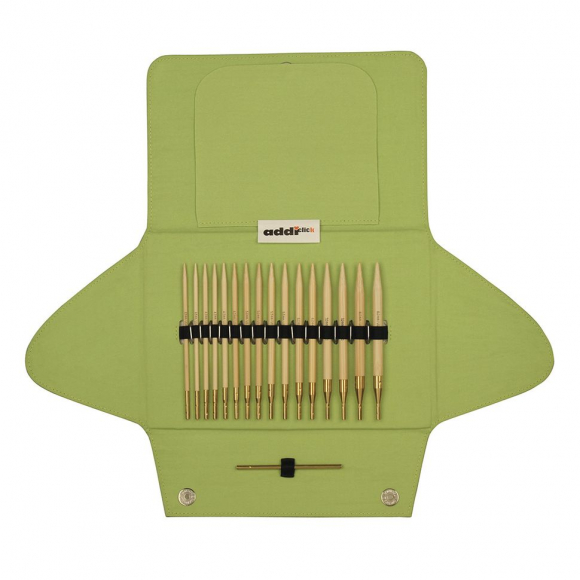 33774_Набор круговых бамбуковых спиц со сменными лесками addiClick Nature BAMBOO