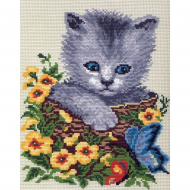 Рисунок на канве МАТРЕНИН ПОСАД арт.28х37 - 0360-1 Мурзик